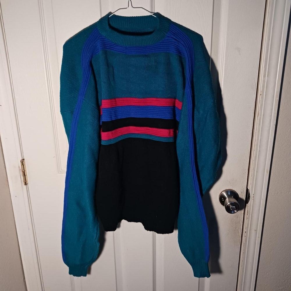 Anchor Blue Multicolored Sweater